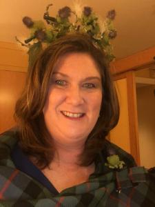Queen of the North Thistle head dress 